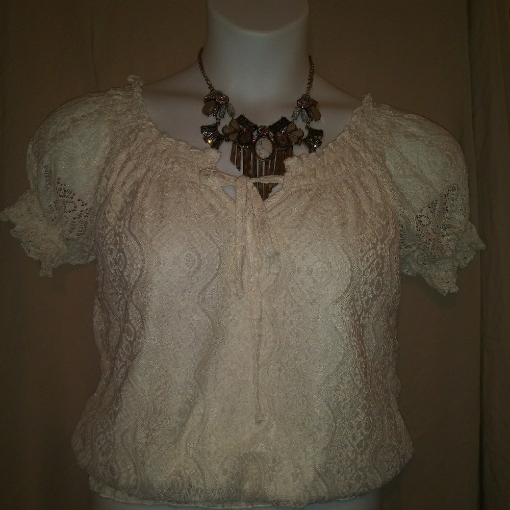 No boundaries Sweet Lace Shirt